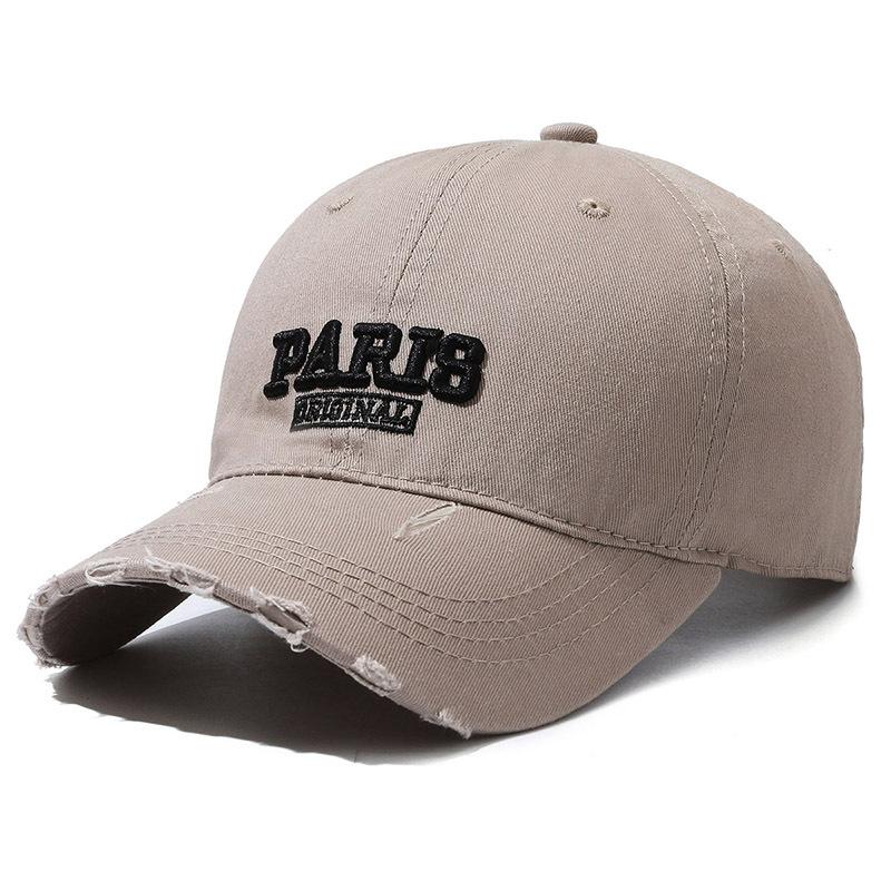 Wide Brim Baseball Cap Women's Holed Letter Outdoor Cap Sports Embroidery Ponytail Panama Cap Male Snapback Hat Sun Visor Hats