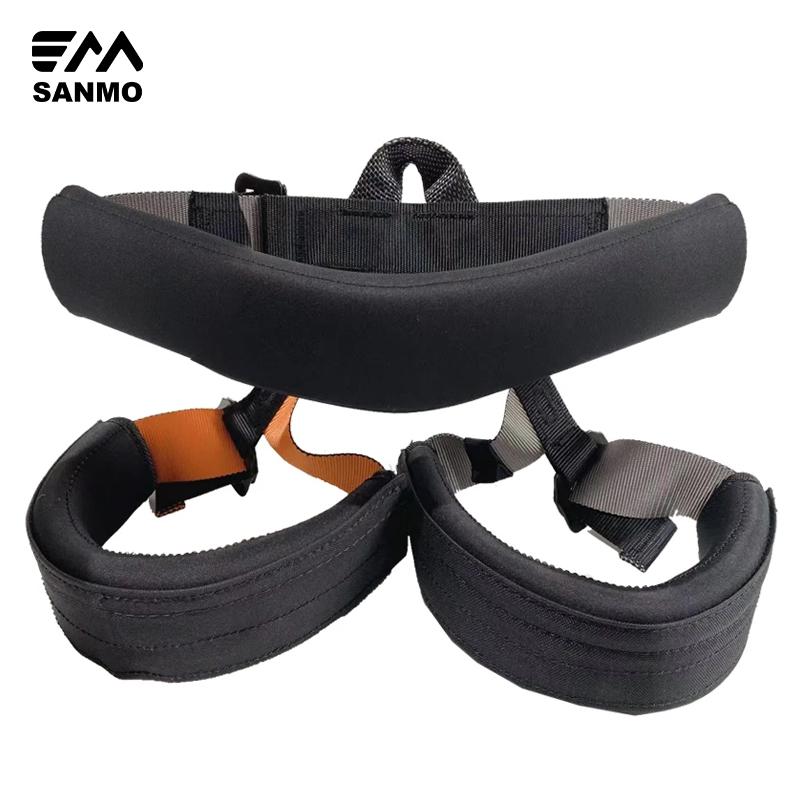 Hot Factory 85kg Pounds Trampoline Jump Harness for Fitness Bungee Cords Cord Equipment Aerial Yoga Bungee Jumping Fitness чёрный
