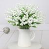 10pcs/set Simulation Green Plants Lily Valley Bride Hold Bouquet Home Decoration FIower Supplies High-End Wedding Prop Wholesale