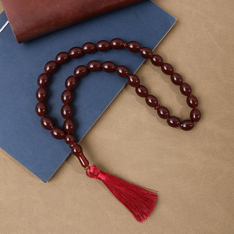 Hui Muslim Tasbih: 33-Bead Arabic Rosary for Prayer