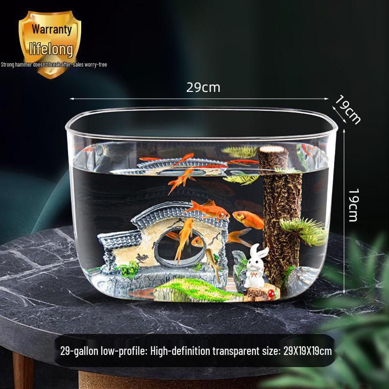 Acrylic High-Definition Fish and Turtle Tank for Living Room 
