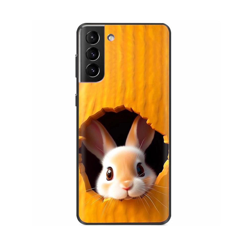 For Samsung S22 Ultra Phone Case Cute Panda Funda For Samsung Galaxy S22 Plus S 22 Ultra Cover Liquid Silicone Protective Coque