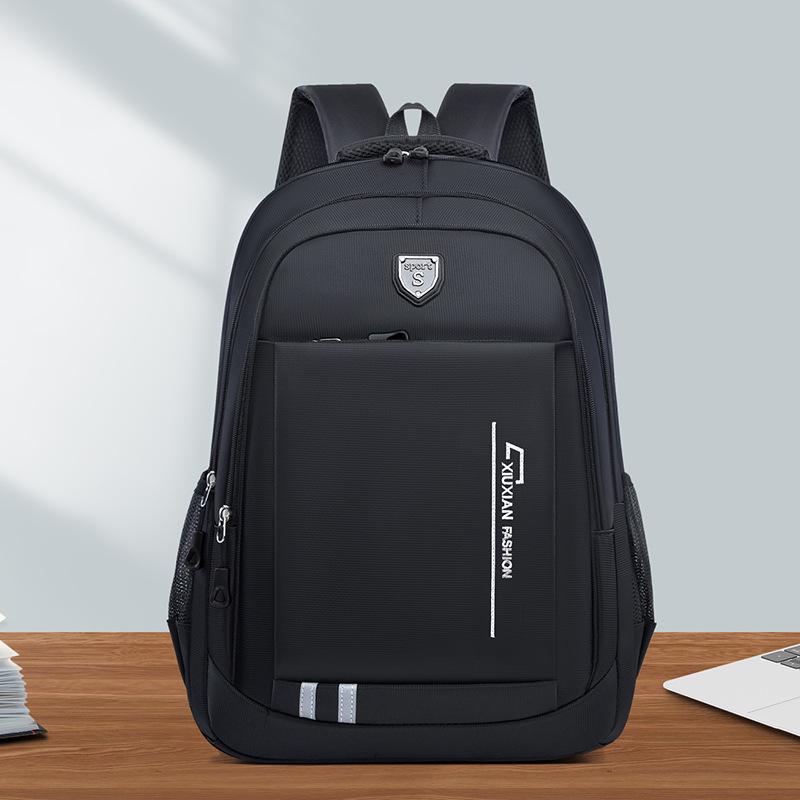 Simple Fashion Oxford Cloth Water-Repellent Laptop Backpack for Students and Travel