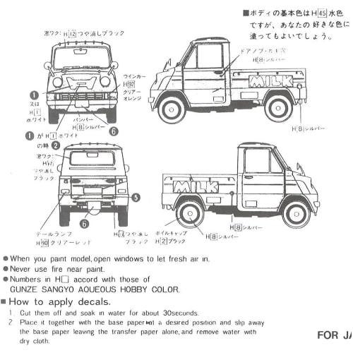 Micro Ace 1/32 Owners Club '63 Honda T360 Plastic Model No. 22