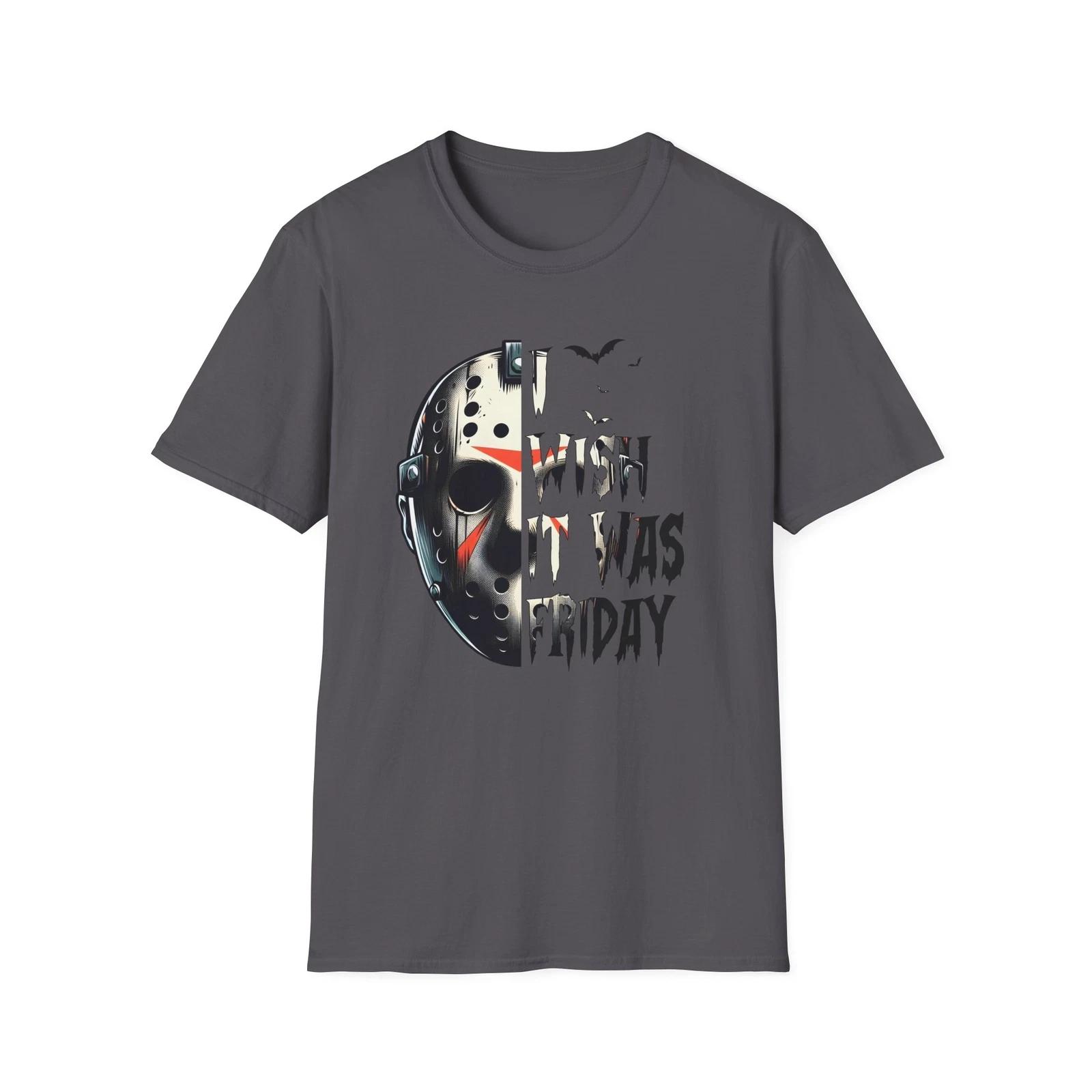 Halloween Jason Voorhees Unisex Softstyle T-Shirt 4XL