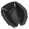 Rawlings Baseball HYPER TECH R9 SERIE Wurfhandschuh, Junior/Jr., Kinder GJ5FR92AFS, Catcher, Schwarz, 31,5 Zoll, Rechtshänder