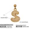 18K Gold-Plated Zircon Alphabet Pendant Necklace – Elegant European & American Style Jewelry