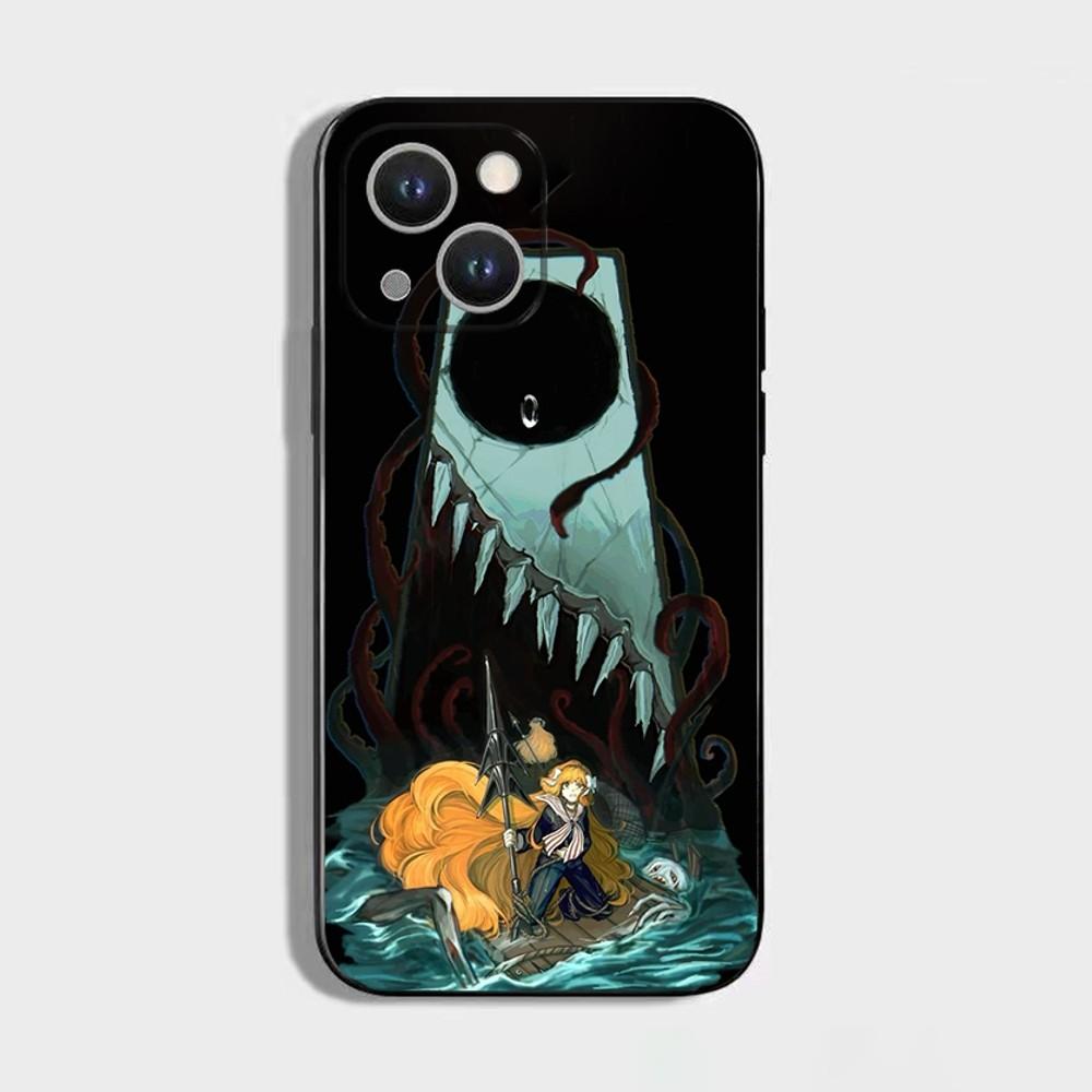 Game Limbus C- Company Phone Case For iPhone 16,15,14,13,12,11 Plus,Pro Max,XS,X,XR,SE,Mini,8,7,Soft Silicone Black Cover