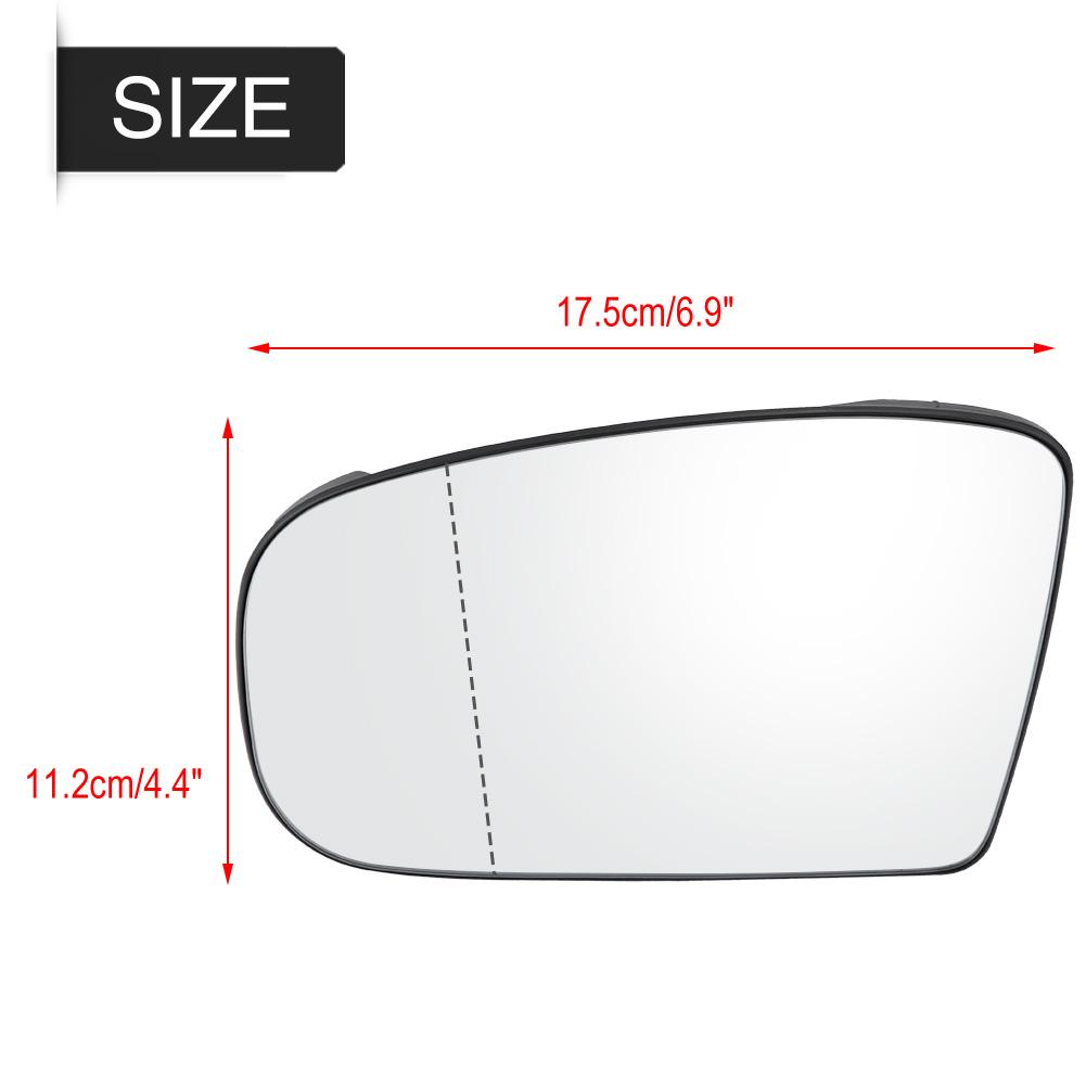 Car Left Door Side Wing Mirror Glass Wide Angle for Mercedes W220 W215 2208100121