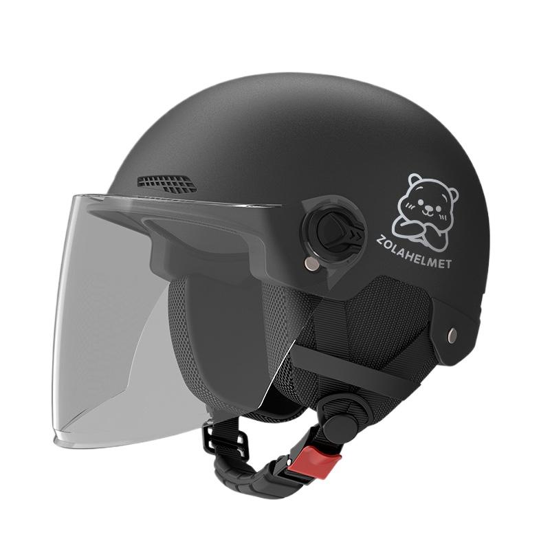 Helmet Electric Car Girl Cute Funny Lightweight Hair Hat Women's Helmet