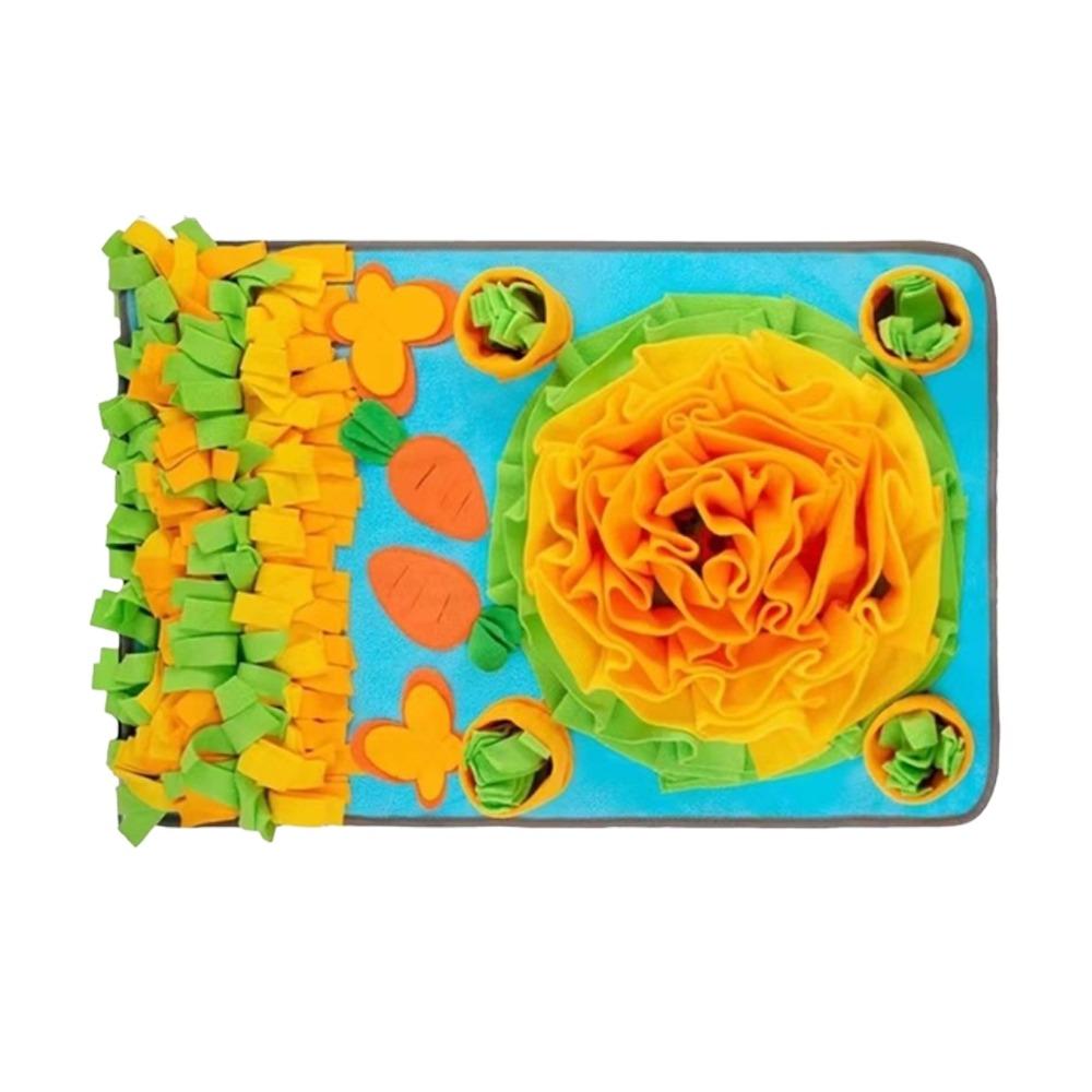 Neue Polyester Welpen Schnüffelmatte Große Größe Langsames Fressen Hunde Puzzle Futterspender Futterausgabe Langlebige Haustier Duftmatte für Hundetraining