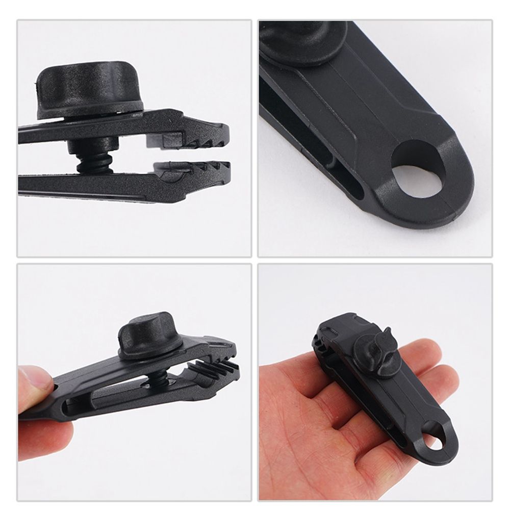 Rotatable Gripper Canvas Tighten tool Camping Tent Holder Tarp Clips Windproof Clip Hook