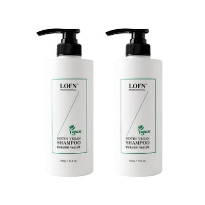 Lofn Biotin Vegan Shampoo 500g X 2