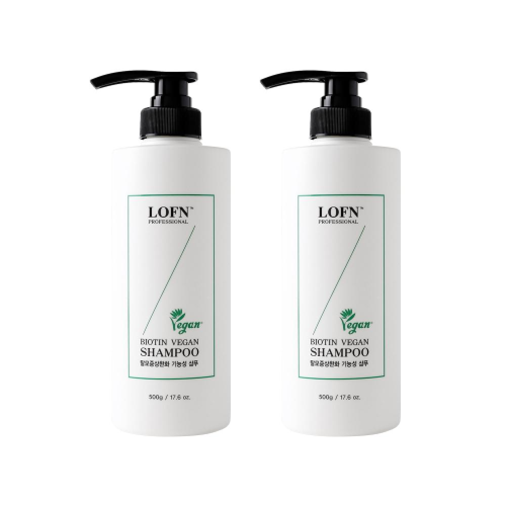 Lofn Biotin Vegan Shampoo 500g X 2 FREE