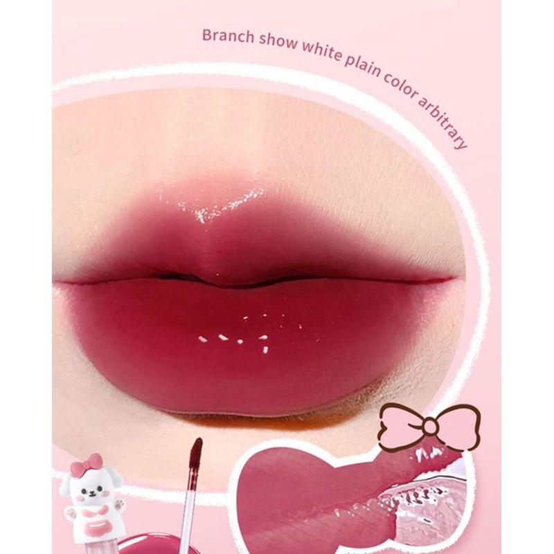 MANSLY - Puppy Series Watery Mirror Lip Gloss - 3 Colors