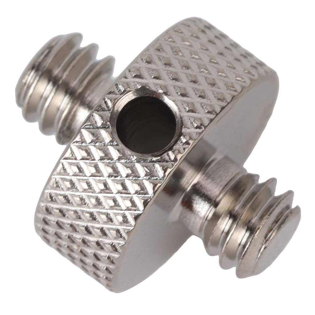 14in Male To 14in Male Threaded Tripod Screw Adapters Double Sided Standard Mounting Thread
