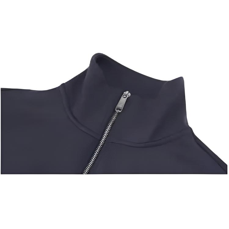 Calvin Klein Casual Stand Collar Loose Knit Drop Shoulder Long Sleeve Sweatshirt Women Sweatshirt Navy-Blue J224993