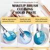 Makeup Brush Cleaner Soap Solid Brush Cleaning Mat Removes Cosmetic Color Brush Cleaner Pad for Cleaning Makeup Sponges Brushes