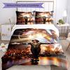 Set Biancheria da Letto Michael Jackson Traspirante Copripiumino con Federe Decorazione per la Casa Regalo di Compleanno
