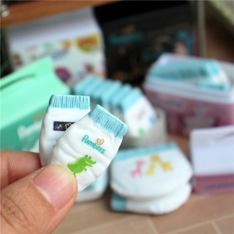 1:6 Scale Miniature Dollhouse Diaper Model for Blyth OB11 Doll Accessories Toy