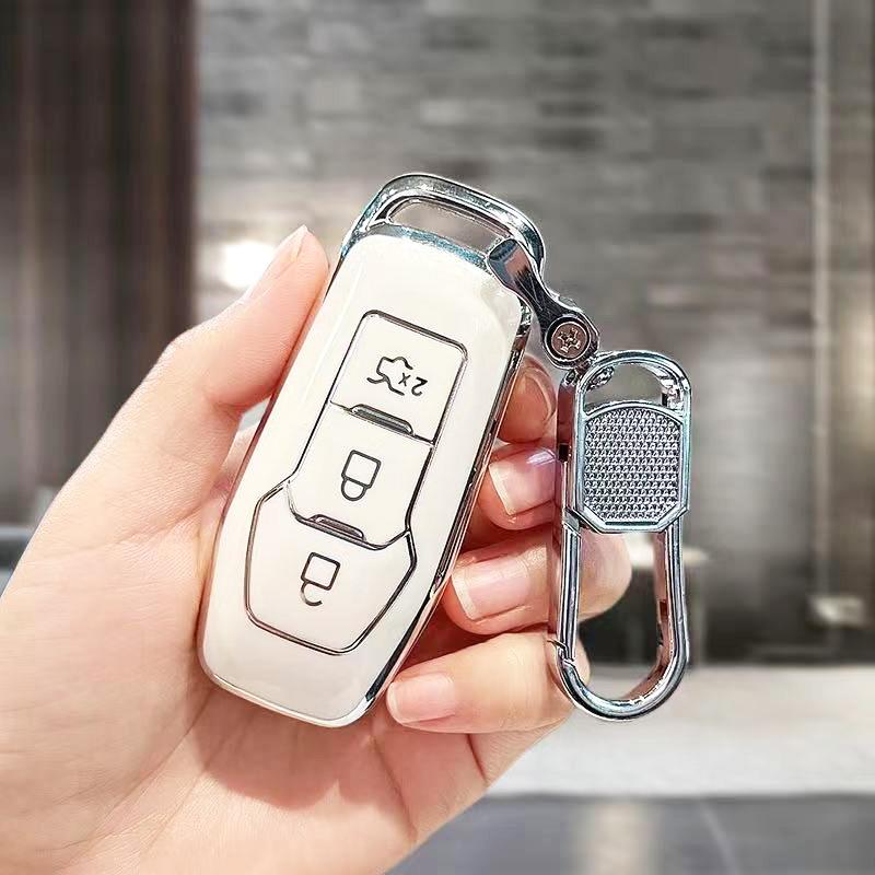 Tpu Car Styling Keyless Protector For Ford F-150 Mondeo Galaxy S-Max Explorer Ranger Car Remote Key Fob Shell Cover Case