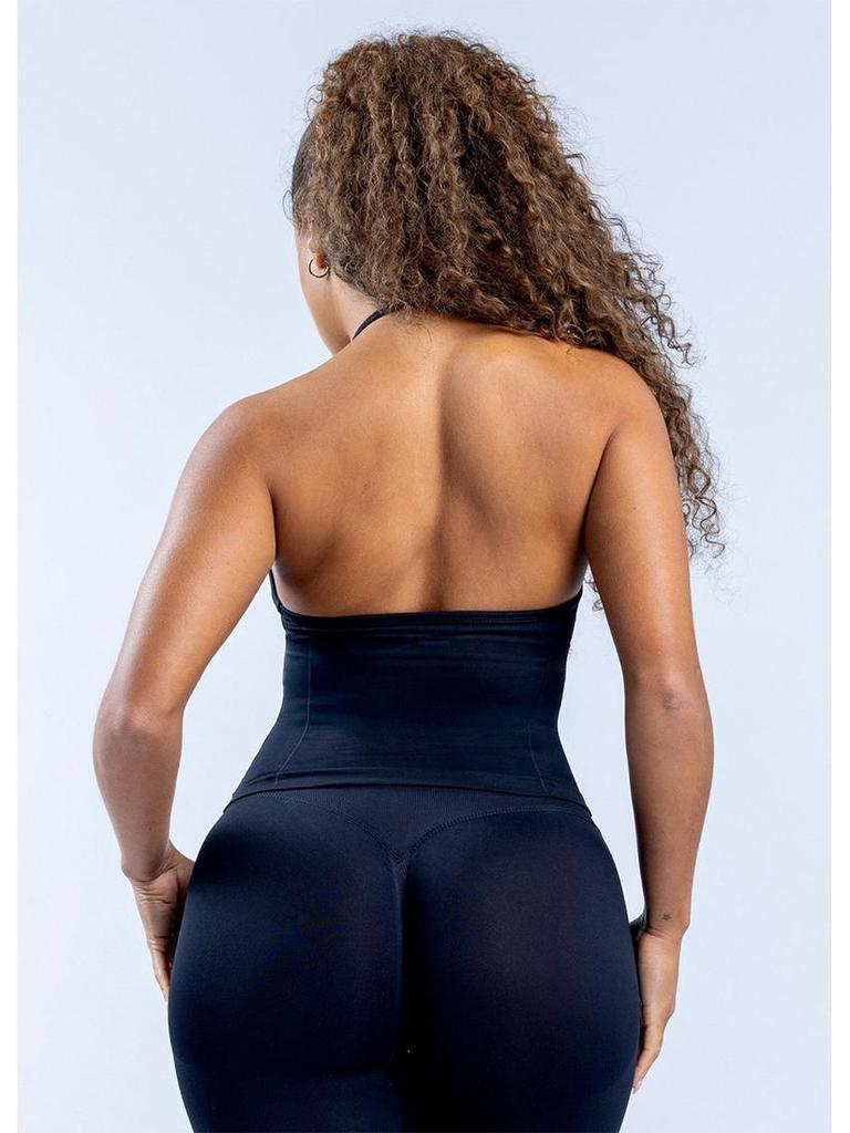 DFYNE Yoga Wear: V-Neck Tank Top & Seamless Long Pants Set