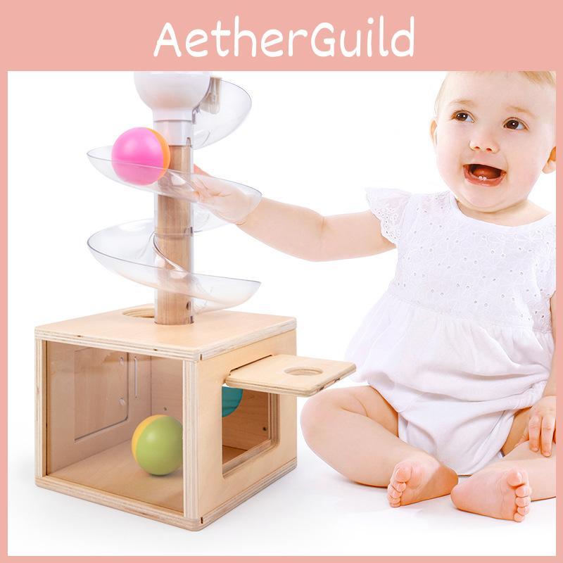 Turm mit rollenden Kugeln Spielzeugset Für Vorschulbildung Und Früherziehung