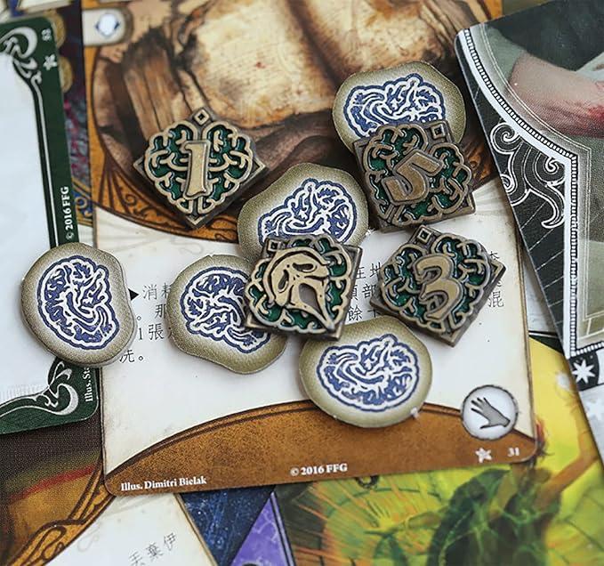 Poczytalność sanity 3 metalowa moneta zamiennik do arkham horror 1 szt