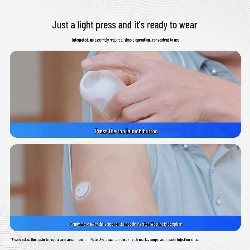 European Blood Glucose Monitor M8: 24-Hour Continuous Household Medical Monitoring