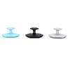 Men Silicone Face Scrubber Ergonomic Grip Portable Deep Facial Cleansing Scrubber for All Skin Types Black Blue Gray