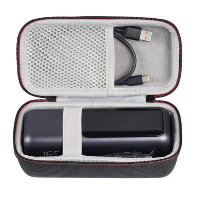 EVA Carrying Case for Anker Laptop Power Bank 165W Splashproof Storage Bag Scratchproof Box Storage Bag with Mesh Pocket