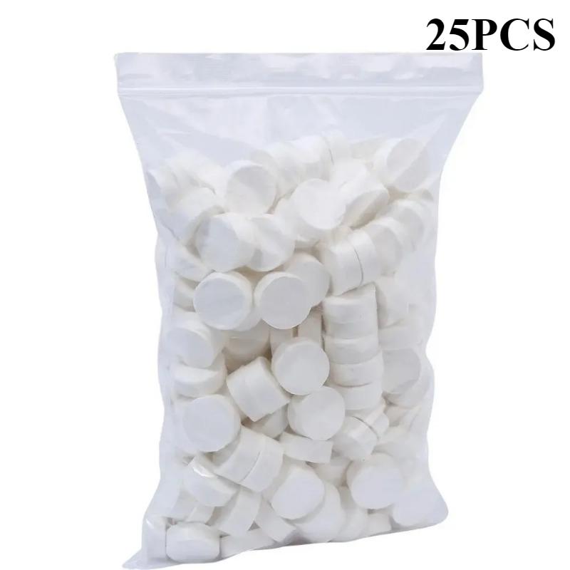 25/50/100PCS Disposable Compressed Towelettes Soft Mini Towel Tablets Tissue Wipes Napkin Portable Magic Towel For OutdoorTravel