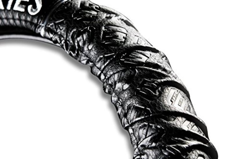 Garcon DAD Steering Cover Royal Steering Cover Gathered Edition Type Monogram Leather S Size Black D.A.D HA273-01