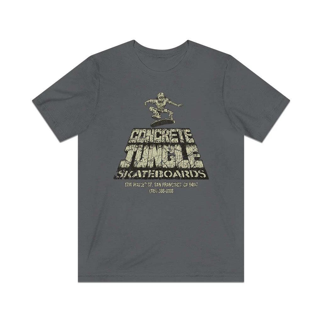 

Concrete Jungle Skateboards 1987 Vintage Men s T shirt 4XL