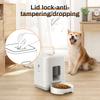 2025 Neuer 2L Smart Wifi Haustierfutterautomat Automatischer Futterspender für Katzen und Hunde App-gesteuert Timer Regelmäßige und Quantitative Fütterung
