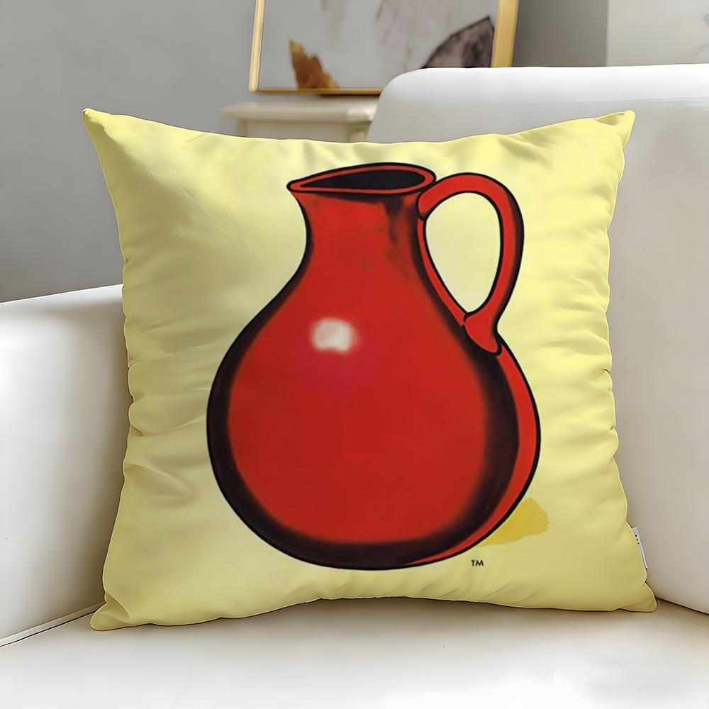 Classic Theme Bingo Lottery Cushion Cover Soft & Easy-Wash Pillow Case – Versatile for Couch, Bed, Travel and Office