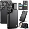 CaseMe Premium PU Leather Case For Samsung Galaxy S26+ S25 S24 S23 S22 S21 S20 Plus Ultra FE Card Wallet Holder Phone Back Cover Protector Skins