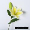 Water Washable Long Stem Lily Faux Flower Arrangement for Tabletop and Wedding Decoration