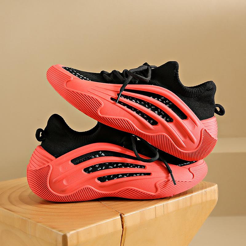 

Носки и обувь женская 2025 весна новая европейская и американская нишевая толстоподошвенная летящая тканая спортивная и повседневная обувь дышащая обувь для фитнеса и бега 40 оранжевый