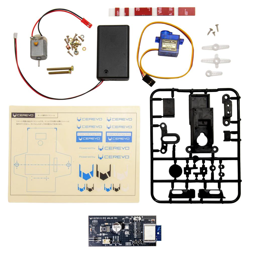 [Domestic manufacturer] Mini Hack ~ A kit for building a Mini 4WD that can be controlled by a smartphone ~
