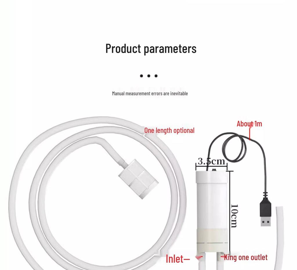 Electric Self-Priming Siphon Pump for Aquarium Water Change & Filtration