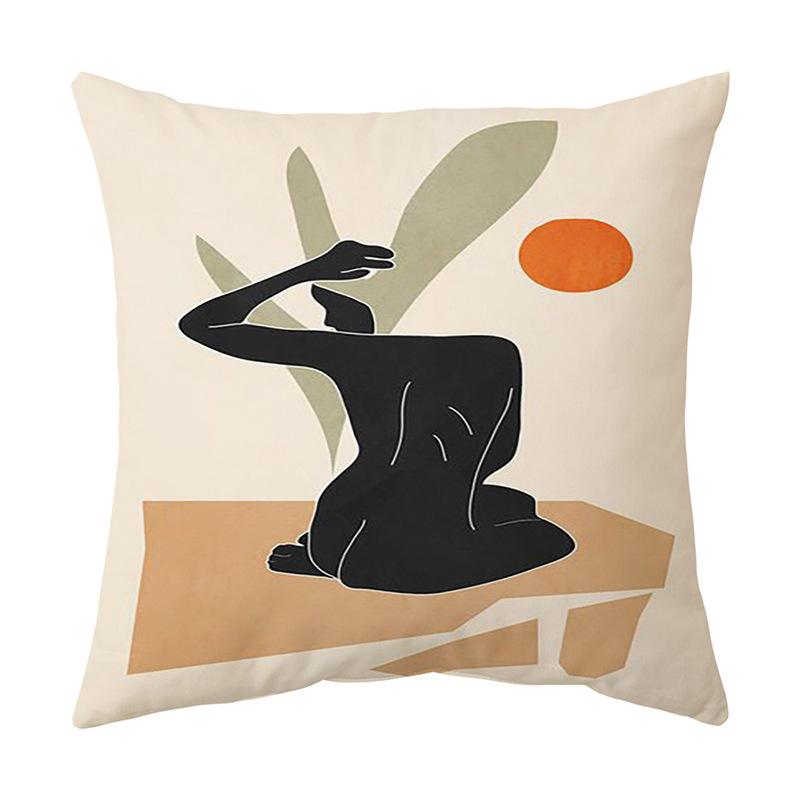 Pillow Abstract Sofa Pillow Cover Printed Cushion Cover Office Cushion Home