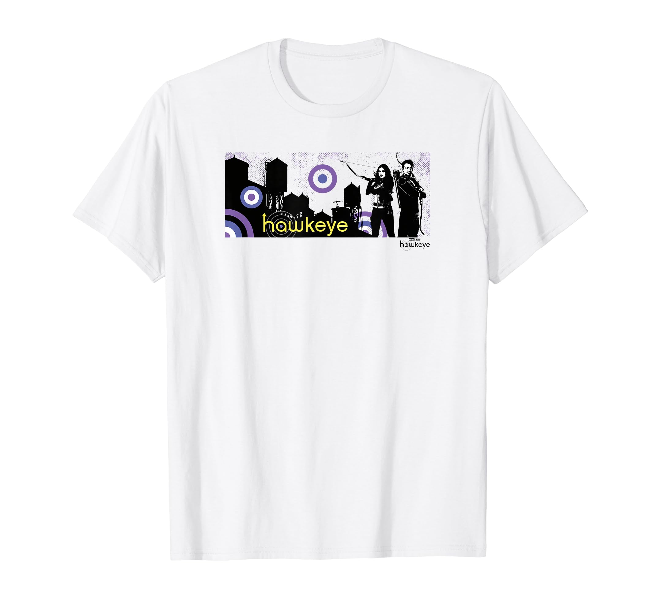 

Marvel Hawkeye City Silhouette T-Shirt