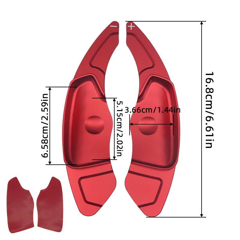 Car Steering Wheel with Extended Shift Paddles Aluminum Alloy Simple Exquisite Shift Paddles for Kia K3 CEED V2 2020 2021 2022