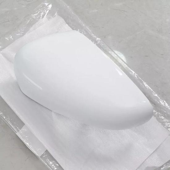 For Renault Clio MK4 2012- Left Side Door Wing Mirror Cover Cap Case White