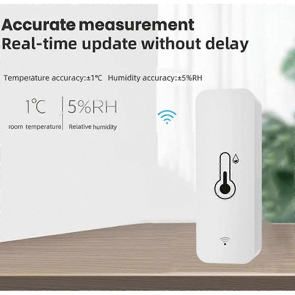 3-Pack Wireless Temperature Humidity Sensors: App Alerts, Free Data Storage, WiFi Monitoring Solution
