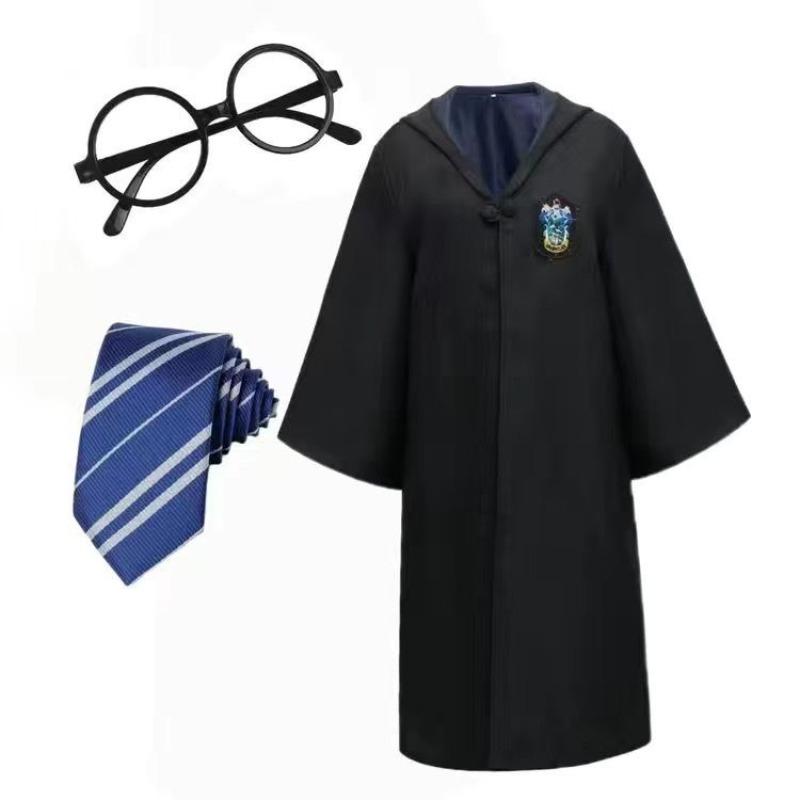 Harry Potter Cosplay Kostüm Magier Robe Kleidung Zubehör Erwachsene Kinder Schuluniform Halloween Umhang
