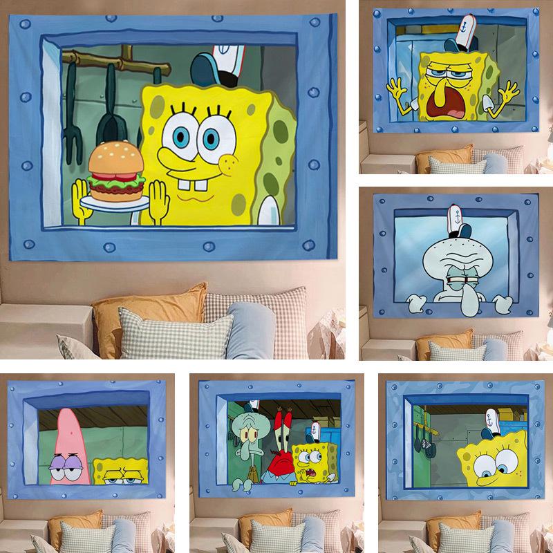 Patrick Star SpongeBob Wall Tapestry - Birthday, Bedroom, Dorm Decor