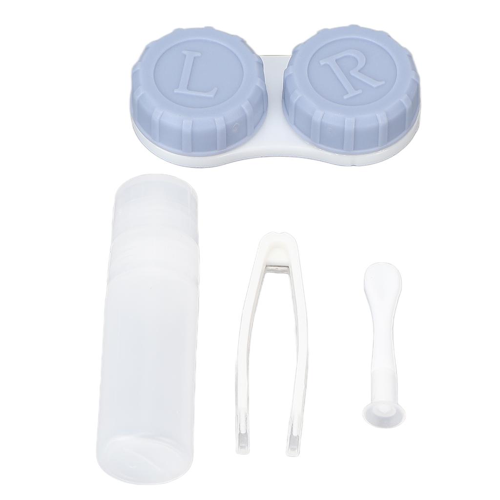 Krabička na kontaktné šošovky Kozmetika Muži Ženy Puzdro na kontaktné šošovky Nádoba s fľašou na dojčenskú tekutinu (Modrá)