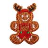 Christmas Iron-on Embroidered Patches Sew Applique Embroidered Patches for Jeans Clothing Festival DIY Christmas Gifts